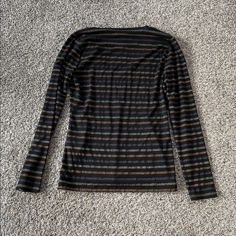WHBM Sparkly V Neck Blouse - Picture 5 of 5